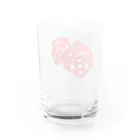 COOL&SIMPLEのRed Dice Water Glass :back