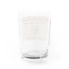 KuMu-music Shopのひとふでピアソラ氏 Water Glass :back