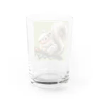 L-USのドット絵のりすくん Water Glass :back