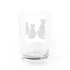 horoscope のネコクロ Water Glass :back