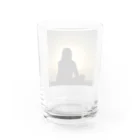 ダブル15の背中で語ろうグッズ Water Glass :back