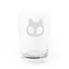 HAPPY.HAPPY.CRAZYのくろねこ Water Glass :back