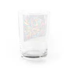 のんびりアート工房のストリートアート Water Glass :back