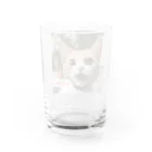 e-necoshopの驚愕する猫さん！ Water Glass :back