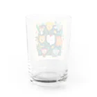 itacyoko(AIイラスト屋)の動物の楽園 Water Glass :back