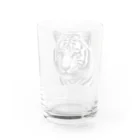 kinglureのホワイトタイガー Water Glass :back