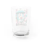 Mon cher amiの💗トイプードル LOVER Water Glass :back