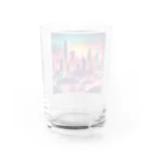 SK8461の街並み Water Glass :back