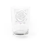 vieのBLACK_rose Water Glass :back