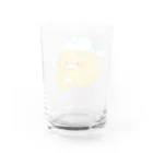 satoayaのアニマルカフェのドリンクマ　レモンティー Water Glass :back