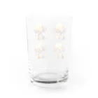 ✴︎Tiara shop✴︎のビール好きの犬 Water Glass :back