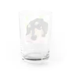 ダックス雑貨ひなたのお昼寝ドビーさん Water Glass :back