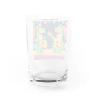 tick_tack shopのうたザウルス Water Glass :back