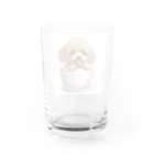 Tiny Cute Crittersのちっちゃいプードル Water Glass :back