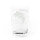 植物の絵師「洋子」の店のセリバヒエンソウ（薬草） Water Glass :back