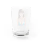 bitpiyoの綺麗なお姉さん Water Glass :back