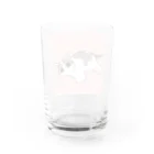 猫の休憩所withこにゃくとのムース君応援グッズ Water Glass :back