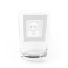 Kompasのカッコいい クマ Water Glass :back