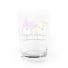 komari mukumuku friendsのペアむくむく Water Glass :back