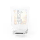 Mon cher amiの🍁レトロスタイル🍁シュナウザーくん Water Glass :back