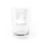 ラオタ監督のご飯待ちの猫さん Water Glass :back