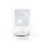 itacyoko(AIイラスト屋)の宇宙に輝く青い光 Water Glass :back