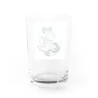 シリーズ＆シリーズの水墨画シリーズ　鼠 Water Glass :back