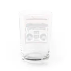 Ri-2のレトロで可愛いTシャツ Water Glass :back