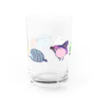 崖からぷっちんのハロウィン仮装とり Water Glass :back