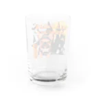 furebuhi　clubのハロウィン★フレンチブルドッグ Water Glass :back