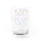 Rico294のカラフルテントでGO CAMPING Water Glass :back