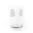 かにめし‼️のおなじねこ Water Glass :back