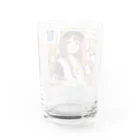 HARERUYA59の阪神タイガース　優勝　マスコット　トラ娘 Water Glass :back