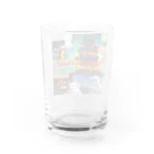 The Triplets Kkittensの絵本「三つ子ネコのなぞなぞだいぼうけん」スペシャルグッズ Water Glass :back