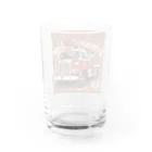 ビッグスマイルライフの消防車　cool Water Glass :back