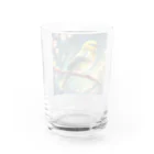 Tiny Cute Crittersのメジロ Water Glass :back