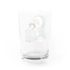 mofusandのサメにゃんペンギン吸い Water Glass :back