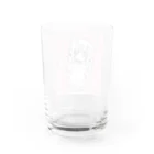 ライカのお店屋さんのKAWAII女の子（桃色） Water Glass :back