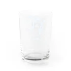 ライカのお店屋さんのKAWAII女の子（空色） Water Glass :back