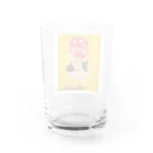 Strange Ordinary Necessities  の ワーム福助商店コラボ　赤玉はら薬小袋アートワーク Water Glass :back