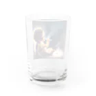 Baby smokerのBabyくん Water Glass :back