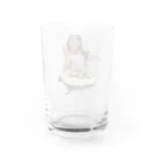 サウナ犬のもぐもぐちゃん Water Glass :back