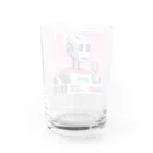 おもちショップの一服ロボットさん Water Glass :back