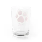 WebArtsの肉球をモチーフにしたオリジナルブランド「nikuQ」（猫タイプ）です Water Glass :back