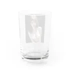 sounya sounyaの美女図鑑（白い服） Water Glass :back