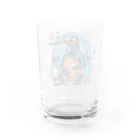 Curiosity＋のI❤️Camp ごりら Water Glass :back