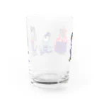 ヤママユ(ヤママユ・ペンギイナ)のいずれ菖蒲か杜若₋Aptenodytes Kimono Penguins- Water Glass :back