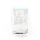 安田ワールドのハムスターのイラストグッズ Water Glass :back