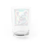 安田ワールドのコアラのイラストグッズ Water Glass :back