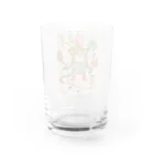 suuのカラフル猫 Water Glass :back